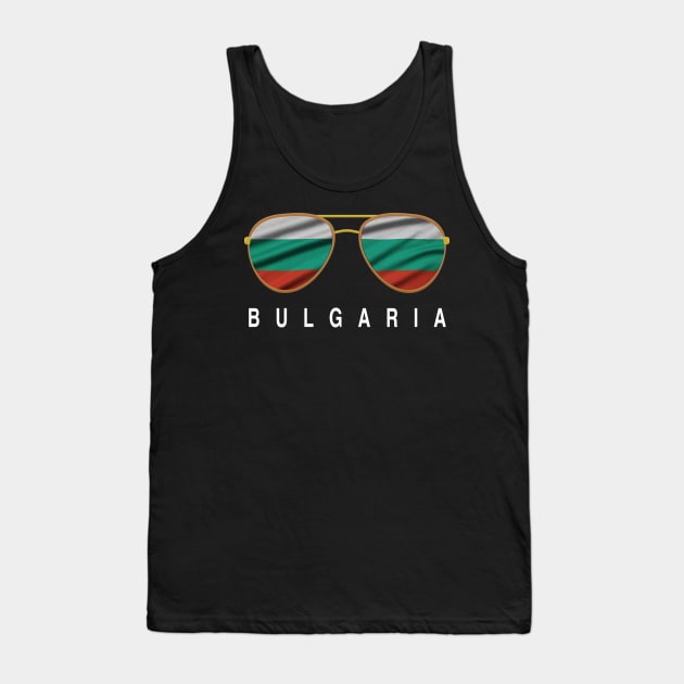 Bulgaria Sunglasses, Bulgaria Flag, Bulgaria gift , Bulgarian Tank Top by JayD World